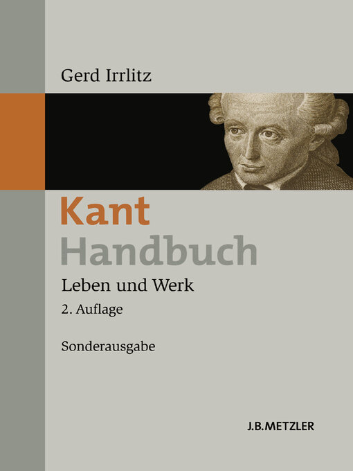 Title details for Kant-Handbuch by Gerd Irrlitz - Available